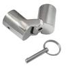 316SS Marine Grade Boat Pipe Connector, Stainless Steel Folding Swivel Coupling Tube Pipe Connector Boat Hardware Fitting For (22mm)7/8inch tube view 1