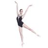 119141012 Mesh Leotards Sleeveless Tank Dancewear Ballet Leotards (M, Black) view 2