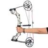 Archery Dual-Purpose Compound Bow Adjustable 40-60lbs Draw Weight 25" - 30" Draw Length Compound Bow Steel Ball Bow Hunting Equipment with Max Speed 310fps Right Handed (camo) view 2