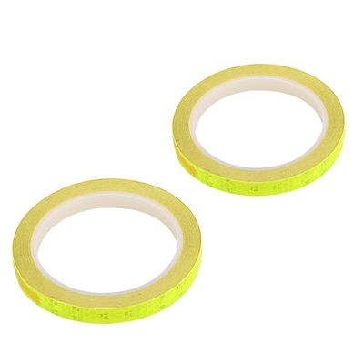 VGEBY1 2Rolls Reflective Stickers Night Reflective Universal Tape for Bike/Stroller//Helmet/Motorbike/Scooter/Toys(Yellow)