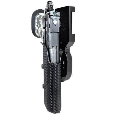 Pro Heavy Duty Competition Holster fits 2011 5'' w/Rail (Right-Hand Draw, Black/Carbon Fiber)