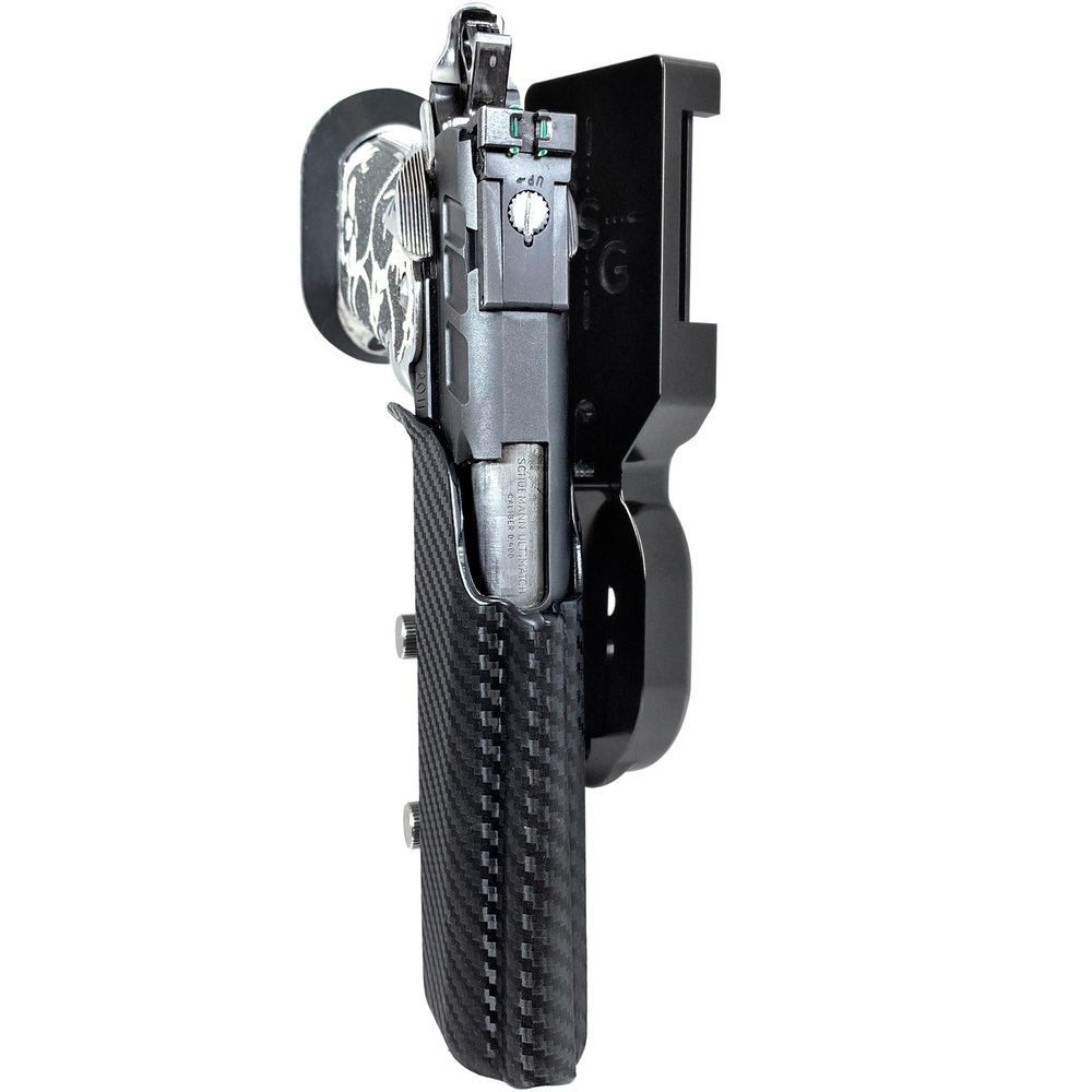 Pro Heavy Duty Competition Holster fits 2011 5'' w/Rail (Right-Hand Draw, Black/Carbon Fiber)