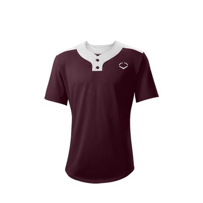 EvoShield Youth E203 2-Button Jersey, Maroon - Small