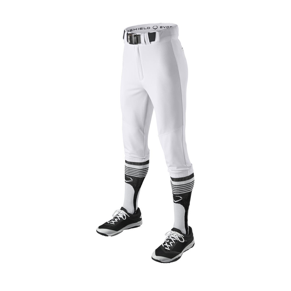 EvoShield Boys Solid Knicker Pant, Team White, X-Large US