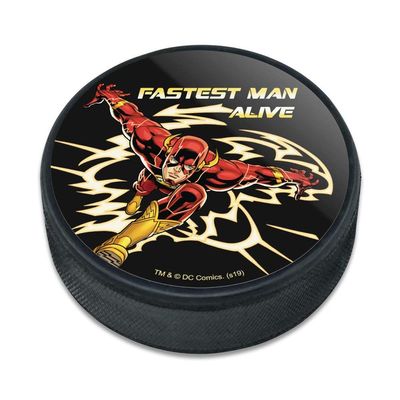 GRAPHICS & MORE The Flash Fastest Man Alive Ice Hockey Puck