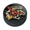 GRAPHICS & MORE The Flash Fastest Man Alive Ice Hockey Puck view 1