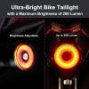 G Keni Smart Brake Sensing Rear Bike Lights, Auto Light Sensing Bike Tail Light, IPX6 Waterproof, Ultra Bright LED Taillights, Rechargeable Safety Road Back Bicycle Lights for Night Riding view 2