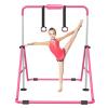 RINREA Gymnastic Bars for Kids with Adjustable Height, Folding Gymnastic Training Kip Bar, Expandable Horizontal Bar for Home view 1