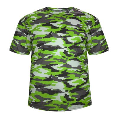 Camo Tee Lime Camo X-Small