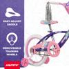 Huffy Kids 12/16 Inch Bikes, Multiple Color Options Available, Ideal for Ages 3+ Years Old, EZ Build Assembly, Removable Training Wheels, Chain Guard for Safety, Fun and Playful Designs view 4
