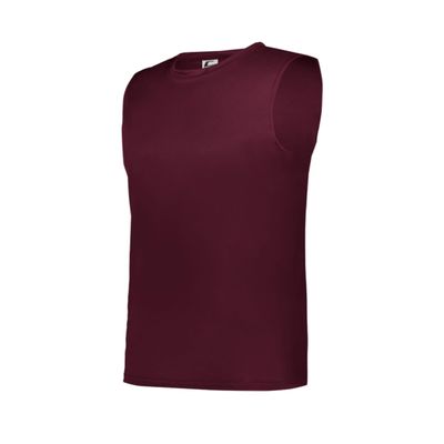C2 Youth Sleeveless Tee Maroon Large