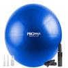 SmarterLife PRO MAX Exercise Ball for Stability Workout, Fitness, Pregnancy, Yoga, Pilates, Home Gym, Physical Therapy, Birthing, Balance Ball Chair (65 cm, Blue) view 1