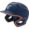 Easton | Z5 2.0 Batting Helmet | Baseball | Senior (7 1/8" - 7 1/2") | Matte Two-Tone Navy/Orange view 1