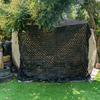 LOOGU Black Camo Netting, 150D Camouflage Net for Sunshade, Camping, Military, Hunting Blind, Party Decorations - 10 x 16.5 Feet view 2