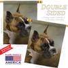 Dog Boxer House Flag Eagle Set Animals Puppy Spoiled Paw Canine Fur Pet Nature Farm Animal Creature Small Decorative Gift Yard Banner Double-Sided Made In USA 28 X 40 view 3