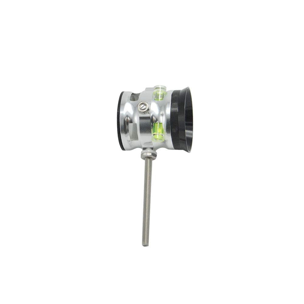SHARROW 4/6/ 8X Archery Bow Sight Optical Fiber Aiming Point Scope Sight for Compound Bow (Silver, 8xID32)