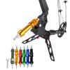 AMEYXGS Archery Bowfishing Reel Seat Spinning Aluminum Alloy Reel Seat Mount for Compound Bow Recurve Bow Spinning Reels Accessory (Yellow) view 1