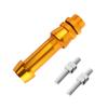 AMEYXGS Archery Bowfishing Reel Seat Spinning Aluminum Alloy Reel Seat Mount for Compound Bow Recurve Bow Spinning Reels Accessory (Yellow) view 3