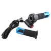 Keenso Throttle Grip, 12-84V Electric Throttle Grips Handlebar Scooter Throttle Grips with LED Display Screen 4 Colors (Blue) view 1
