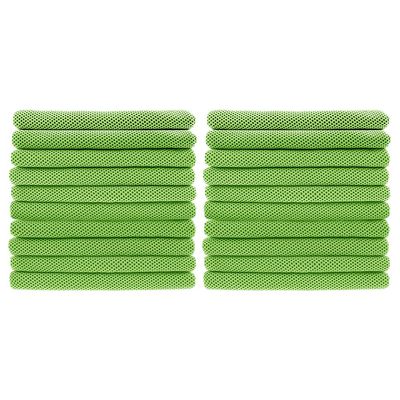 Peicees 20 Pack Microfiber Neck Cooling Towels Sports Sweat Towels Sweat Headband for Travel Beach Swimming Camping Climbing Gym Yoga Workout Backpacking