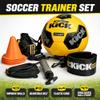 Amber Fight Gear Soccer Football Kick Throw Solo Trainer Practice Training Aide with Adjustable Waist Belt - Fits Ball Size 3, 4, and 5 view 4