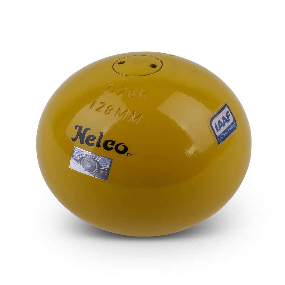 Nelco Turned Iron Competition and Training Shot - 7.26 kg - 128 mm