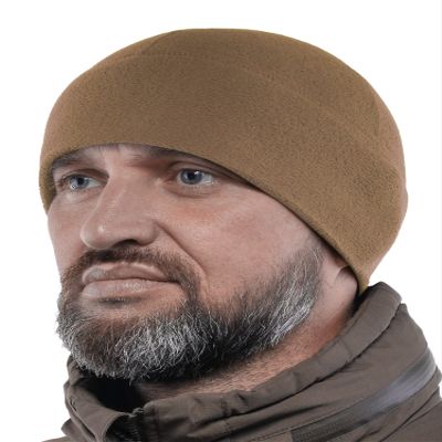 2SBR 2SABERS Warm Lightweight 170 Fleece Watch Cap - Men Women - Outdoor Skull Beanie Hat Coyote