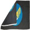 American Wholesale Superstore 3x5 Eagle Wings Flag Background Blue with Logo 100D Woven Poly Nylon Flag 5x3 Banner Grommets Heavy Duty (RUF) view 2
