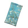 FINTIE Soft Eyeglasses Case with Cleaning Cloth, Portable Squeeze Top Vegan Leather Glasses Pouch, Sunglasses Eyewear Bag, Blossom view 1