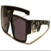 Locs Square Skull & Bones Matte Black Wrap Around Sunglasses view 1