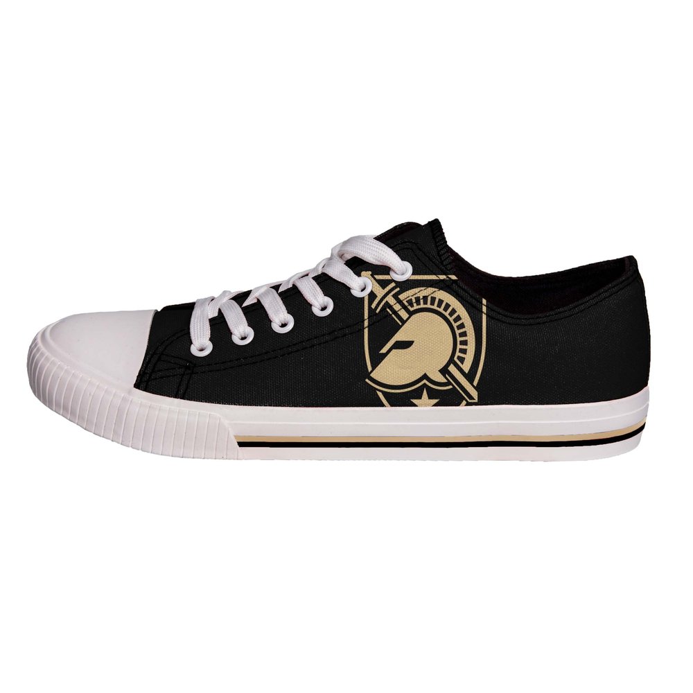 FOCO Army Black Knights NCAA Mens Low Top Big Logo Canvas Shoes - 9