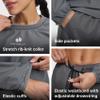 HOTSUIT Sauna Suit Women Durable Gym Workout Sauna Jacket Pants Sweat Suits, Grey, M view 4