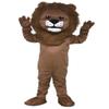 rushopn Realistic Animal Friendly Smiling Lion Mascot Costume school mascot costumes view 1