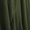 EXCHIC Women's Elegant Ankle Length Ruffle Hem Elastic Waist Suede Midi Skirt (L, Army Green) view 4