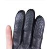 Archery Deer Skin 3 Finger Glove Shooting Protector Gear Leather High Elastic (L) view 3