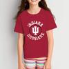 UGP Campus Apparel YS04 - Indiana Hoosiers Distressed Circle Logo Youth T-Shirt - Small - Cardinal view 3