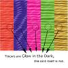 Glow in The Dark Paracord  7 Strand 550 Paracord with Glow in The Dark Tracers  for Crafting, Utility, and Recreational Uses (100 Feet, Imperial Red Glow in The Dark) view 2