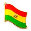 Bolivia Flag Lapel Pin; One International Waving World Flag Pin Badge Patriotic Country Hat Lapel Badge (Bolivia) view 1