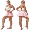 BUBBLELIME 5"/19"/26" XXS-XL Women's UPF 50+ Adjustable Running Skort - Pleated Skirt_LIGHTPINK X-Small-5" Inseam view 4