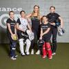 Easton | JEN SCHRO THE VERY BEST Fastpitch Softball Catcher's Equipment | Box Set | NOCSAE Certified | Small | White view 2