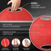 Yes4All Upgraded Wobble Balance Board, 16.34" TPE Non-slip, Stability Board for Home Gym, Standing Desk view 3