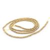 2mm Round Faceted Small Jewelry Loose Gemstone Beads Strand 15" Natural Stone for Necklace Bracelet DIY Design (#31 Gold Hematite) view 1