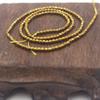 2mm Round Faceted Small Jewelry Loose Gemstone Beads Strand 15" Natural Stone for Necklace Bracelet DIY Design (#31 Gold Hematite) view 4