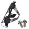 Yaruijia Lightweight Carbon Fiber Bicycle Water Bottle Cages with M5x12mm Titanium Screws for MTB Road Bike (Titanium Bolt+Glossy) view 3