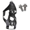 Yaruijia Lightweight Carbon Fiber Bicycle Water Bottle Cages with M5x12mm Titanium Screws for MTB Road Bike (Titanium Bolt+Glossy) view 4