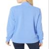 Amazon Essentials Women's Long-Sleeve Fleece Quarter-Zip Top (Available in Plus Size), Blue Heather, Medium view 3