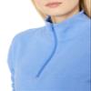 Amazon Essentials Women's Long-Sleeve Fleece Quarter-Zip Top (Available in Plus Size), Blue Heather, Medium view 4