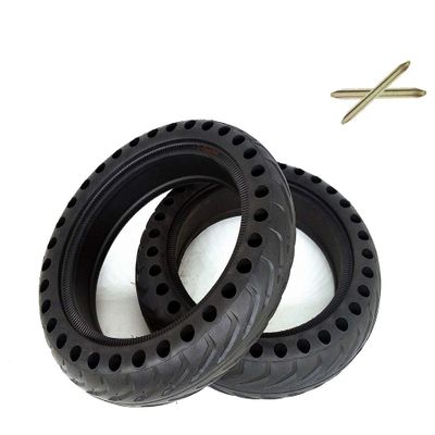 8 1/2x 2 Honeycomb Tire For Mijia Scooter Xiaomi Electric Scooter Replacement Non-pneumatic Wheel M365 Scooter Rubber Tyre (2tyre 2bars)