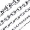 Stainless Steel Cable Chain Necklace for Men, Rolo Cable Chain Cable Mens Chains Hip Hop Jewelry Gift 12mm 26" view 1