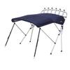 Oceansouth Breakwater Sportz Bimini Top with Rocket Launcher 4ft Length (Blue, Mounting Width 83"-90") view 1